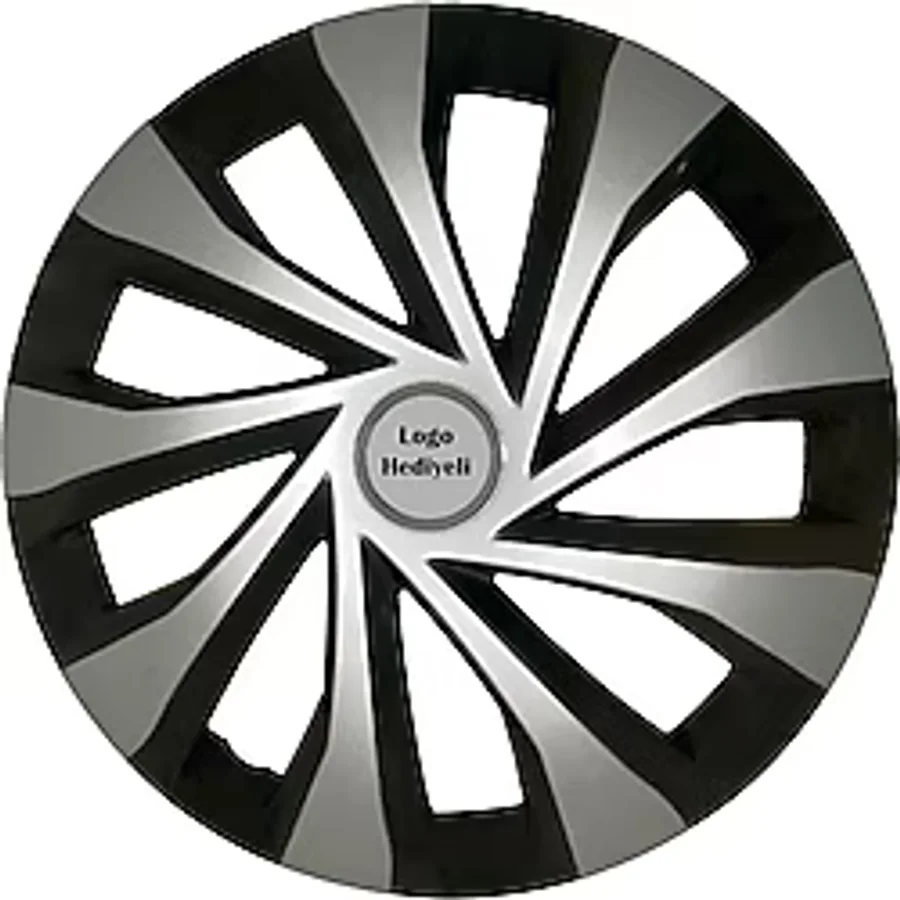 ForWay Ford Fiesta Uyumlu 4 Adet Kırılmaz Jant Kapağı 14" inç (Logo Hediyeli)