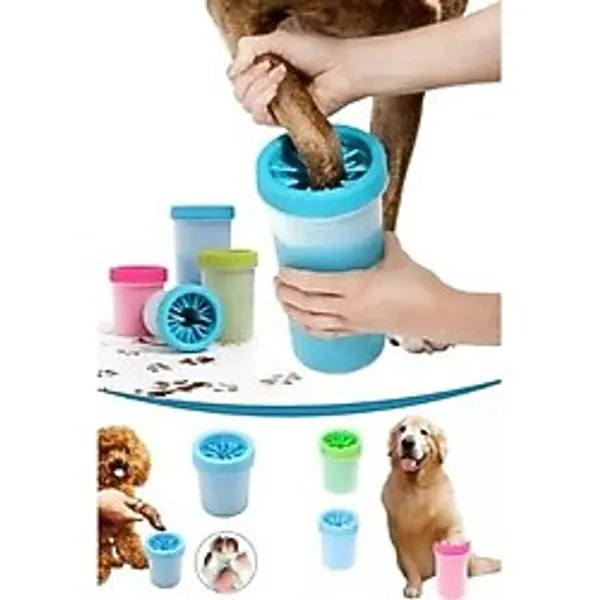 ForWhat Büro Ev Evcil Hayvanı için Soft Gentle Köpek Pati Yıkama Aparatı