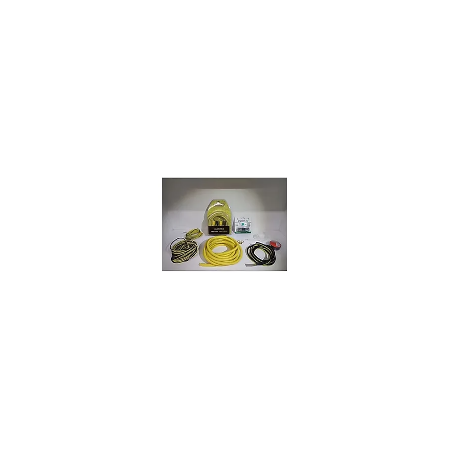 Forx Xy-4Kit- 4Ga Kalın-Profesyonel-Full Tesisat Kablo Set Kablosu-Bağlantı Parçaları İçindedir