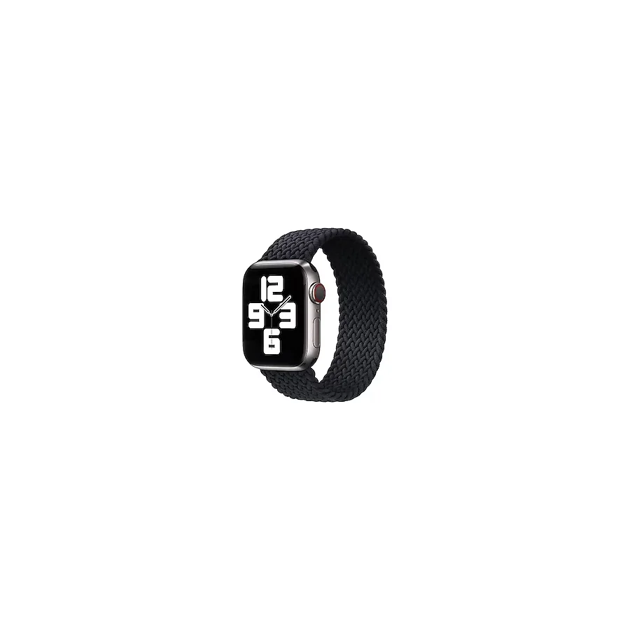 Forzacase Apple Watch 11 Series 46mm ile uyumlu Hasır Örgü Solo Loop Kordon Kayış - FC401