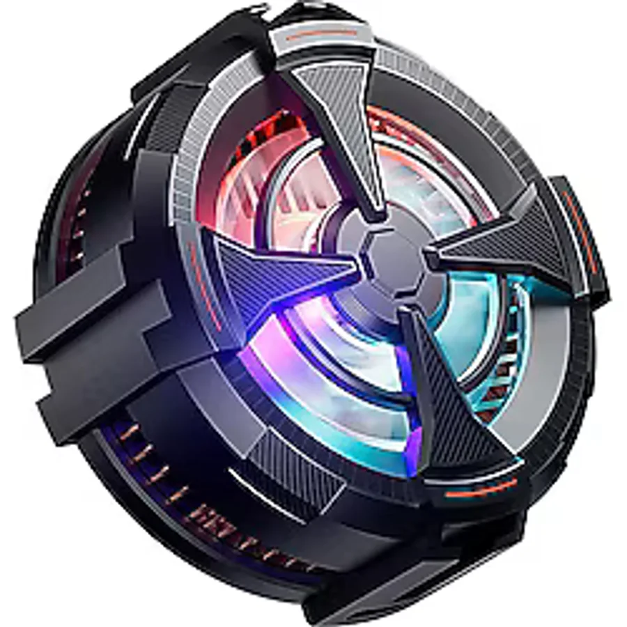 Forzacase Xiaomi Black Shark 4-4 Pro Uyumlu 5500 Rpm Kablolu Rgb Işıklı Manyetik Soğutucu Fan FC560