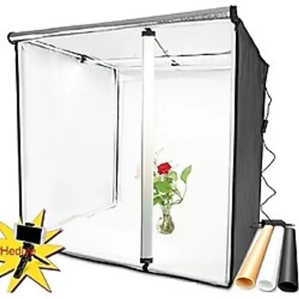 Fotoğraf Çekim Çadırı 80x80CM Profesyonel Stüdyo Led Işıklı Ürün