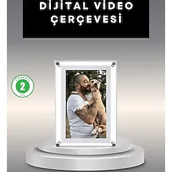 Fotoğraf, Video ve Müzik Destekli 7 Inç IPS Dijital Çerçeve - Çoklu Medya Deneyimi