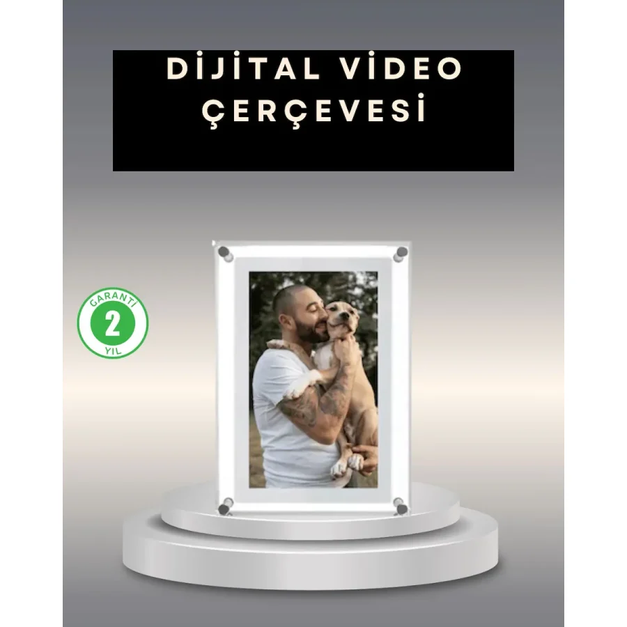 Fotoğraf, Video ve Müzik Destekli 7 Inç IPS Dijital Çerçeve - Çoklu Medya Deneyimi
