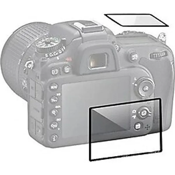 Fototek Nikon D5500 Fotoğraf Makinesi İçin Lcd Ekran Koruyucu Çift Ekran Camı Fiber Bez Kırılmaz Cam