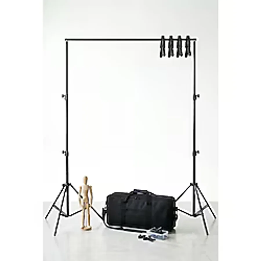FototekFotograf 3x3m Backdrop Fon Standı Stüdyo Stand Kit Taşıma Çantalı Set 3x3 Metre Fon Stant