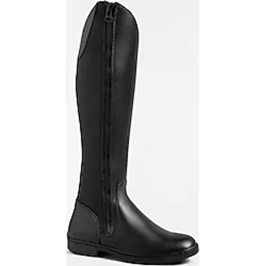Fouganza Binici Çizmesi - Yetişkin - Siyah / Sentetik - 500 Decathlon