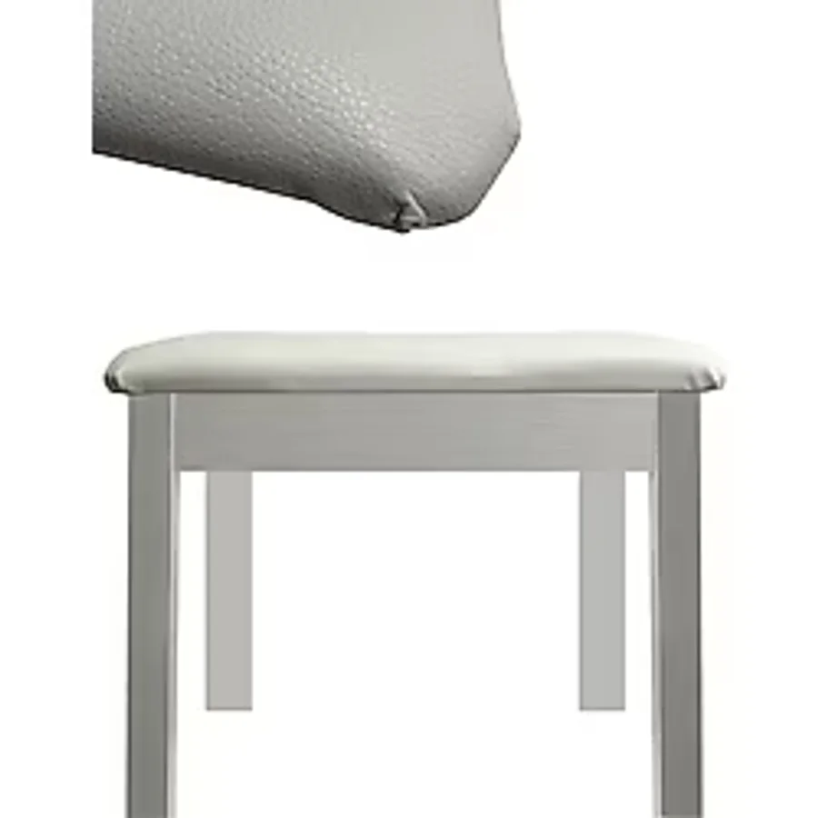 FourForce TBX-144WH Üst Kalite Piyano Taburesi Gizli Bölmeli Beyaz Renk (32X54X48)