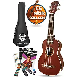 Fourtune Sydra UKS-21MN Soprano Ukulele Maun Hakiki Ağaç (ÖZEL SERİ)