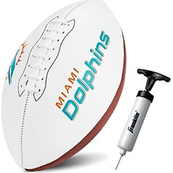 Franklin Sports Nfl Imzalı Amerikan Futbolu Topu - Resmi Boyutlu, Beyaz Panelli, Imza ve Hatır
