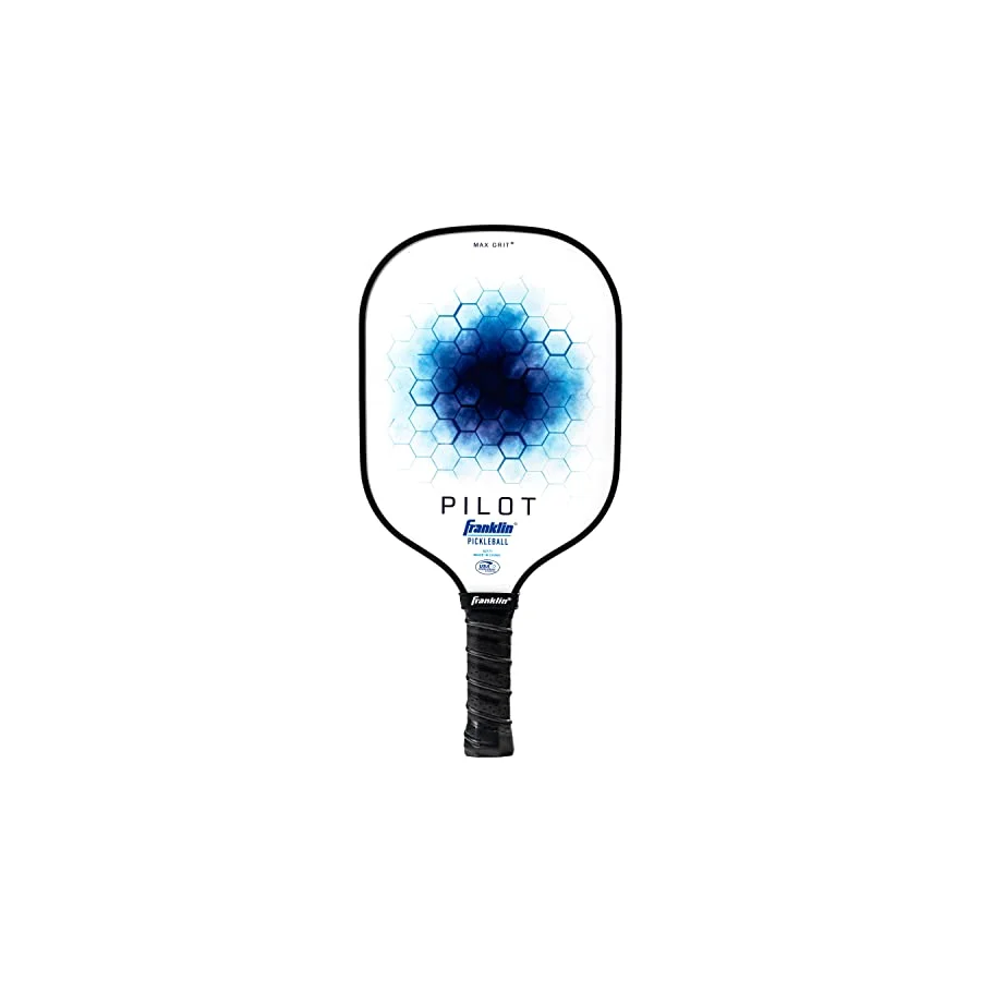 Franklin Sports Pilot Polipropilen Çekirdek Pickleball Raketi - Resmi ABD Pickleball (USAPA) Onaylı - Hafif Profesyonel Raket - Mavi - 10 mm Kalınlık