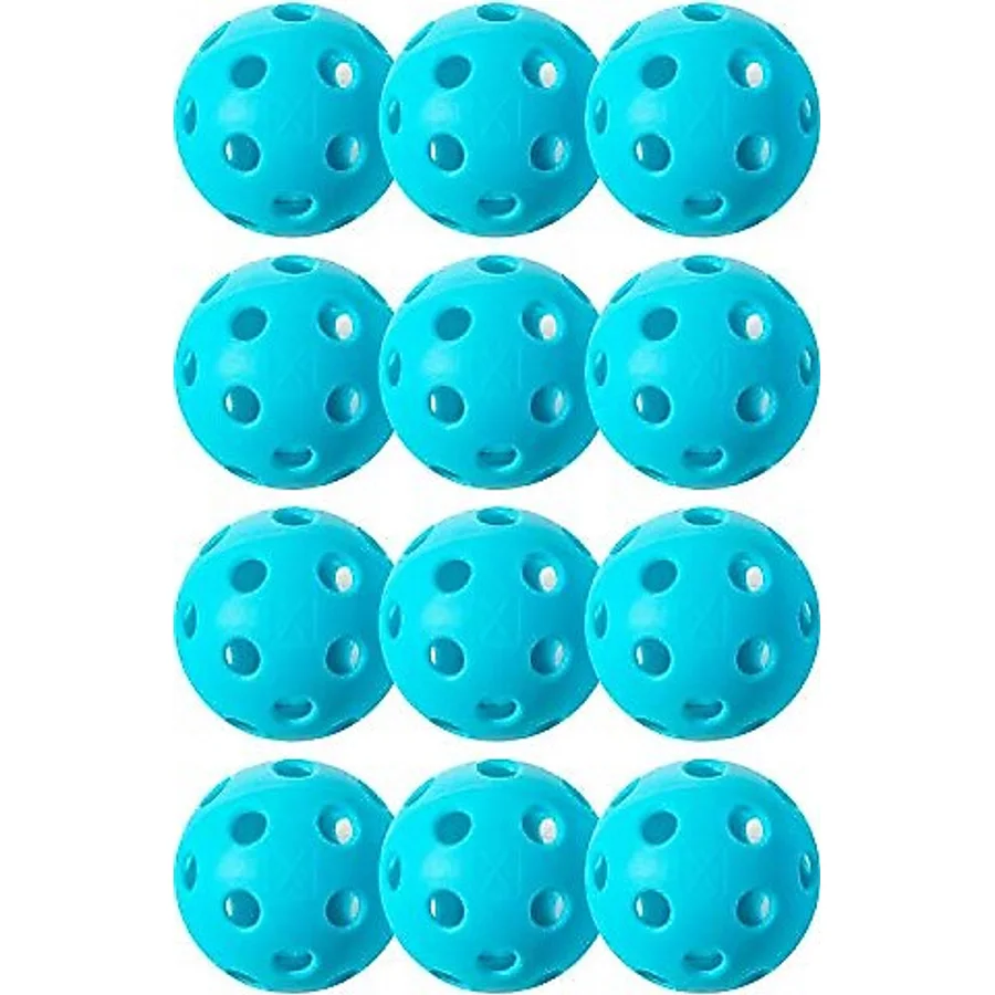 Franklin Sports X-26 Kapalı Turşu Topları - Kapalı Alan Turşu Topları - ABD Pickleball (USAPA) Onaylı Turnuva Turnuvası Turşu Topları - 12'li Paket Turşu Topları - Mavi
