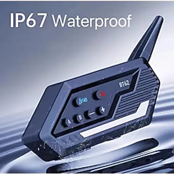 Freedom Storee BT62 Motosiklet Kask Kulaklığı Bluetooth Intercom 2 Intercom Bağlantılı