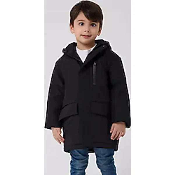 Freemen Erkek Çocuk Kürklü Su Ve Rüzgar Geçirmez Kapüşonlu 3 Kışlık Mont & Kaban & Parka