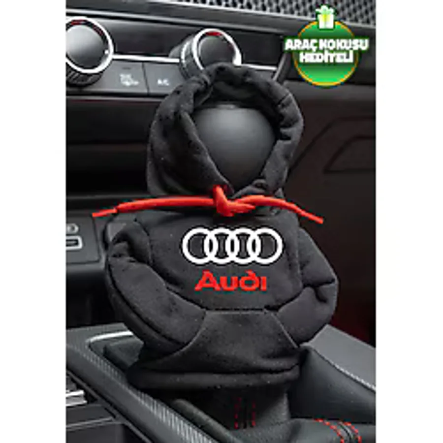 Freeyez Audi Logo Siyah Vites Hoodie Araç Vites Kıyafeti Vites Poları Oto Aksesuarı Vites Topuzu Sweat