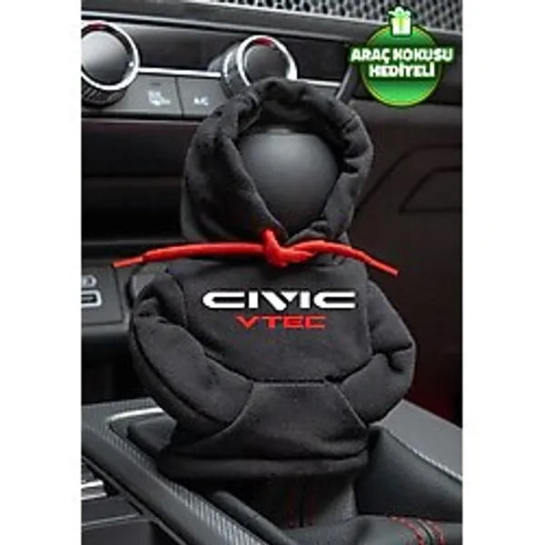 Freeyez Honda Civic Kırmızı Siyah Vites Hoodie Araç Vites Kıyafeti Vites Poları Oto Aksesuarı Vites Topuzu