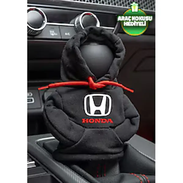 Freeyez Honda Logo Siyah Kırmızı Vites Hoodie Araç Vites Kıyafeti Vites Poları Oto Aksesuarı Vites Topuzu