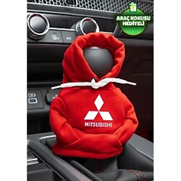 Freeyez Mitsubishi Kırmızı Beyaz Vites Hoodie Araç Vites Kıyafeti Vites Poları Oto Aksesuarı Vites Topuzu