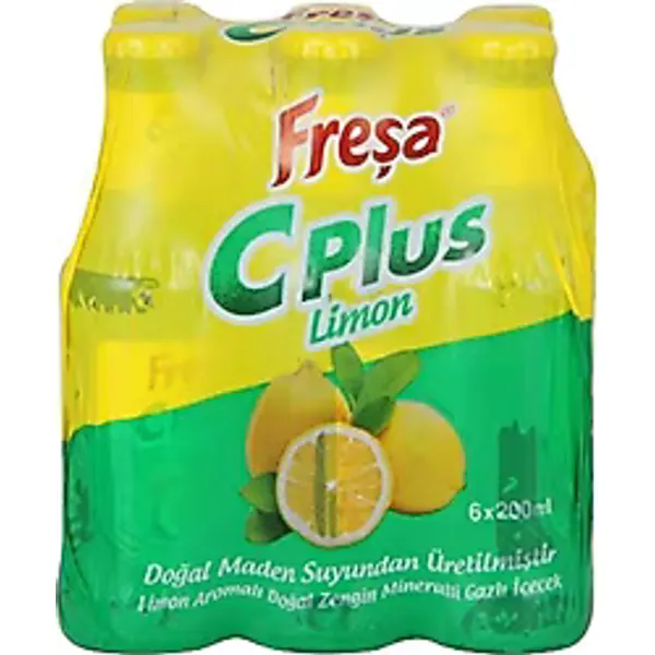 Freşa C Plus Limonlu Maden Suyu 6x200 ml