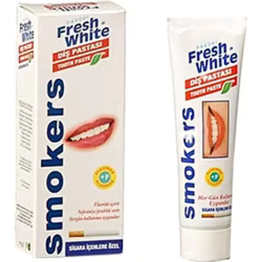 Fresh White Beyazlatıcı ve Parlatıcı Smokers Diş Tozu 50 gr