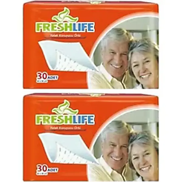 Freshlife 60x90 cm 30'lu 2 Paket Yatak Koruyucu Örtü