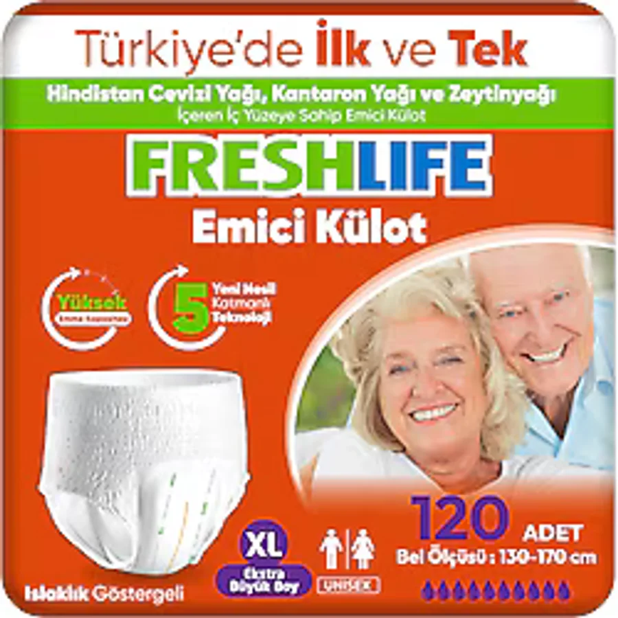Freshlife Emici Külot Ekstra Büyük Boy XL 30'lu 4 Adet Hasta Bezi