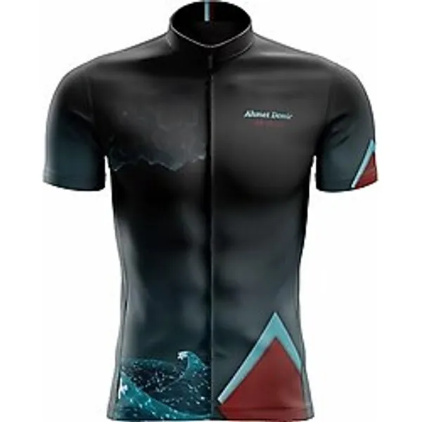 Freysport Storm Yazlık Kısa Kollu Bisiklet Forması (Siyah, L)