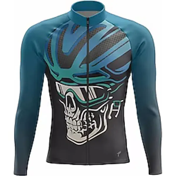 Freysport Uzun Kollu Bisiklet Forması (Skull, 3XL)