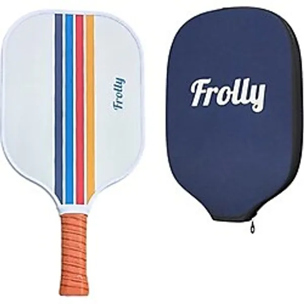 Frolly Premium Pickleball Paddle - Erkekler Kadınlar için En İyi Raket Hediyesi - Hafif Fiberglas, Üstün Kavrama, Polimer Petek Çekirdek - USAPA Standart İç Mekan Dış Mekan Turşu Topu Küreği ve