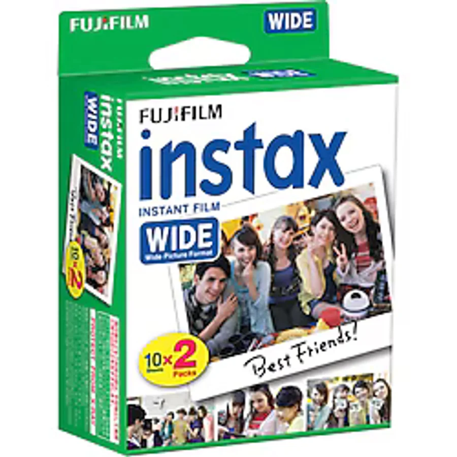 Fuji İnstax Wide 210 ve Wide 300 için 20 Pozluk Film