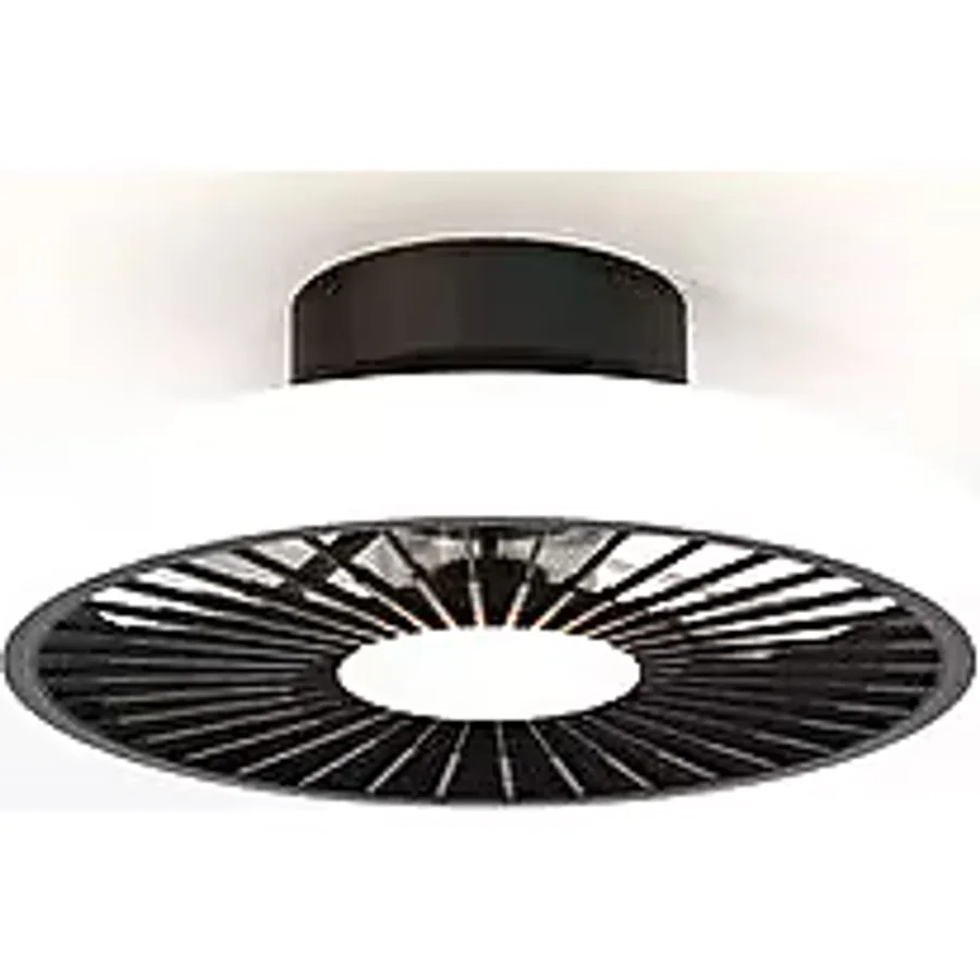 Fuji Led Fujiled Uzaktan Kumandalı Led'li Tavan Vantilatörü Motor Dc 30w Led 55w 2700k-5000k Siyah
