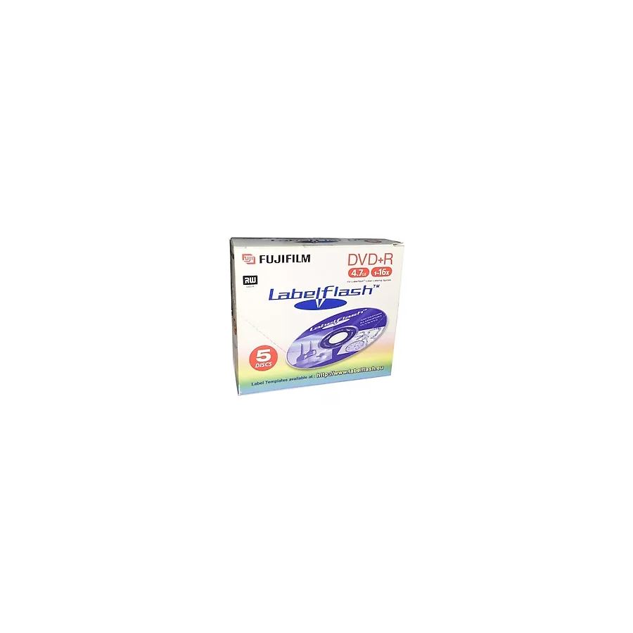 Fujifilm Dvd +R Printable Labelflash 4.7GB 120 Min Boş DVD 5 Adet Kutulu