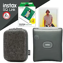 FUJIFILM Instax SQ Link Ex D Akıllı Telefon Yazıcısı ve Hediye Seti Yeşil