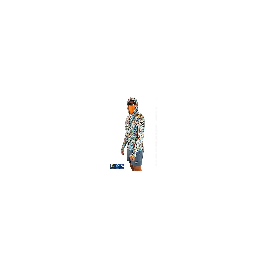 Fujin Pro Angler S24 Buff&Hoodie Makai Orange
