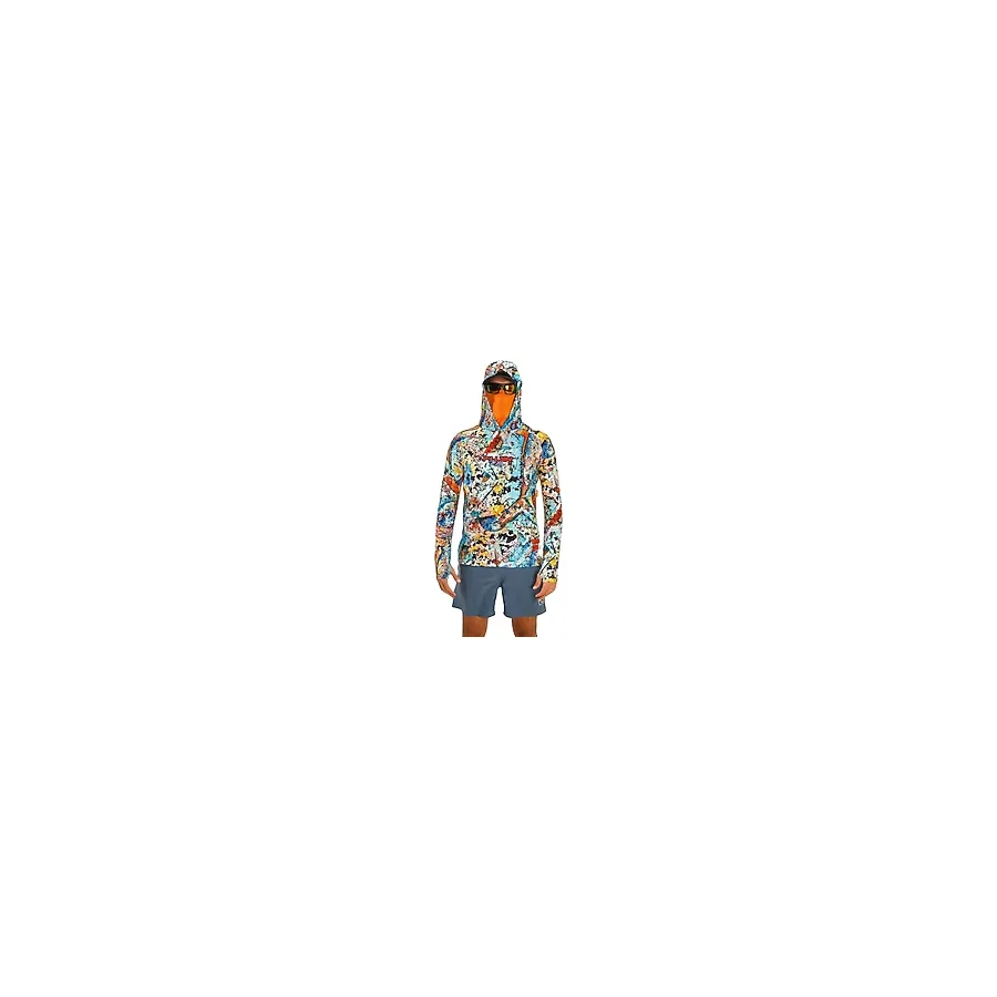 Fujin Pro Angler S24 Buff&hoodie Makai Orange - Turuncu - 3XL