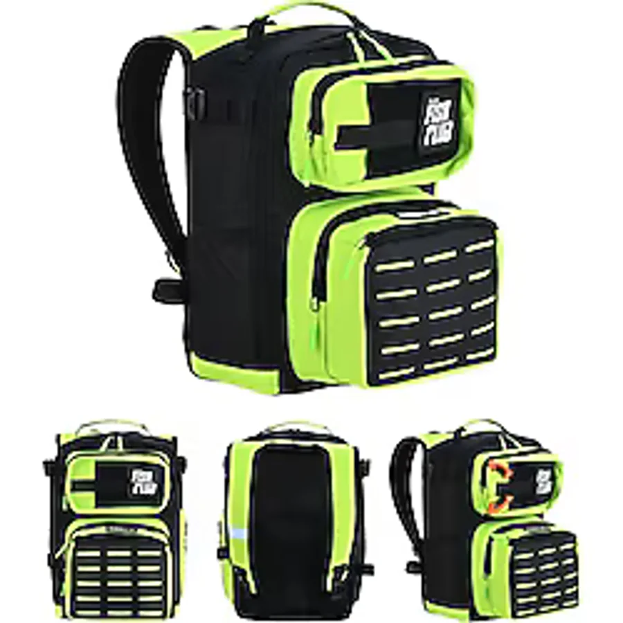 Fujin Proaji Back Pack Black Lime Balıkçı Sırt Çantası - Limitli Üretim
