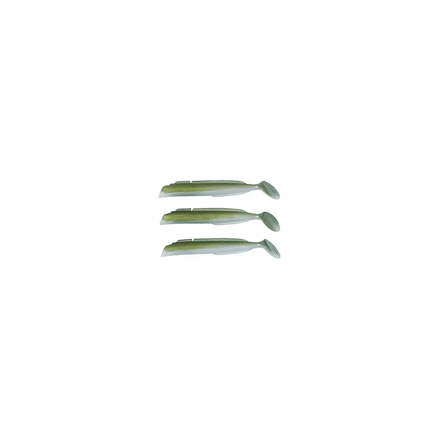 Fujin Salt Nature Eel Body 13Cm X3 Silikon Yem Gövde Sahte Balık