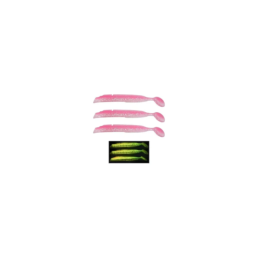 Fujin Salt Pinky Eel Body 13Cm X3 Silikon Yem Gövde Sahte Balık