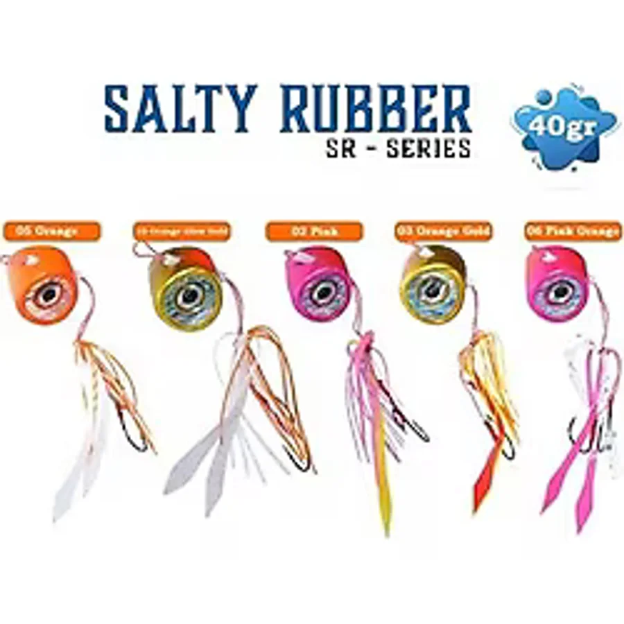 Fujin Salty Rubber 40gr Sr Serisi Tai Rubber Set 06 Pink Orange Sr-12
