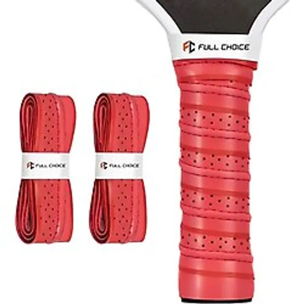 FULL CHOICE Pickleball Kürek Tutma Bandı, 2 Adet Turşu Topu Raketleri için Yedek Kavrama Bandı, Kaymaz Kavrama, Kolay Kurulum ve Uzun Ömürlü Performans