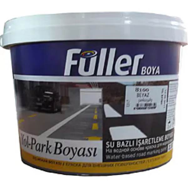 Füller Su Bazlı 2.5 lt Beyaz Yol Çizgi Boyası