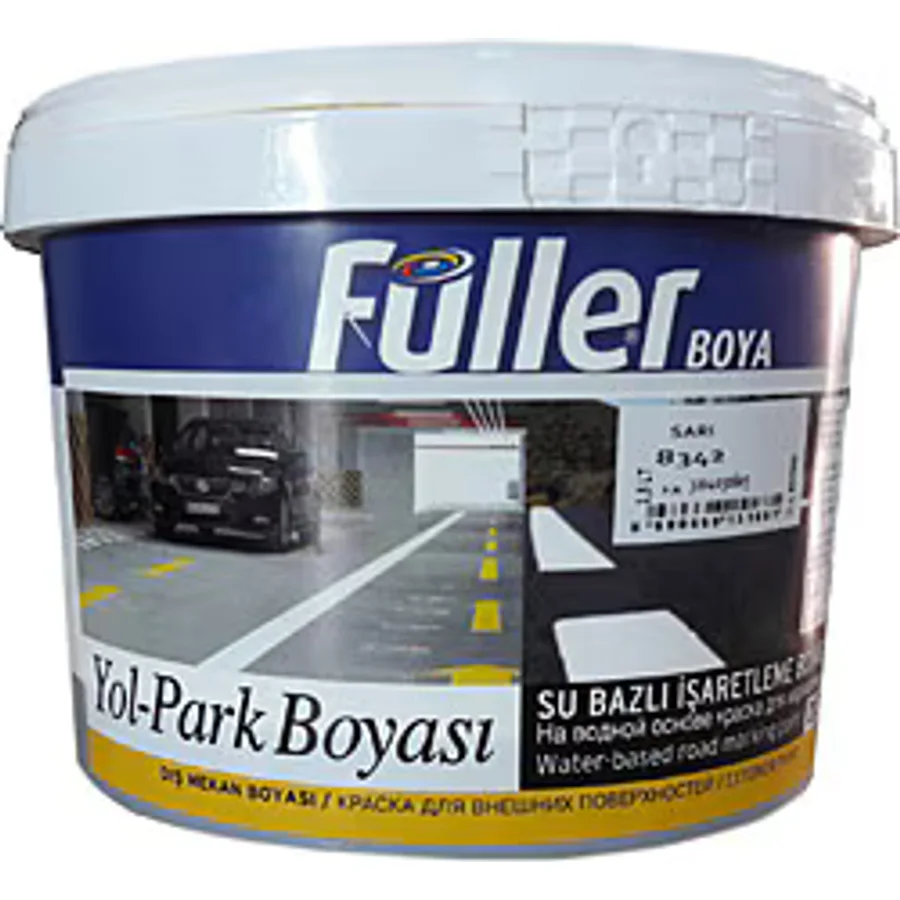 Füller Su Bazlı 2.5 lt Sarı Yol Çizgi Boyası
