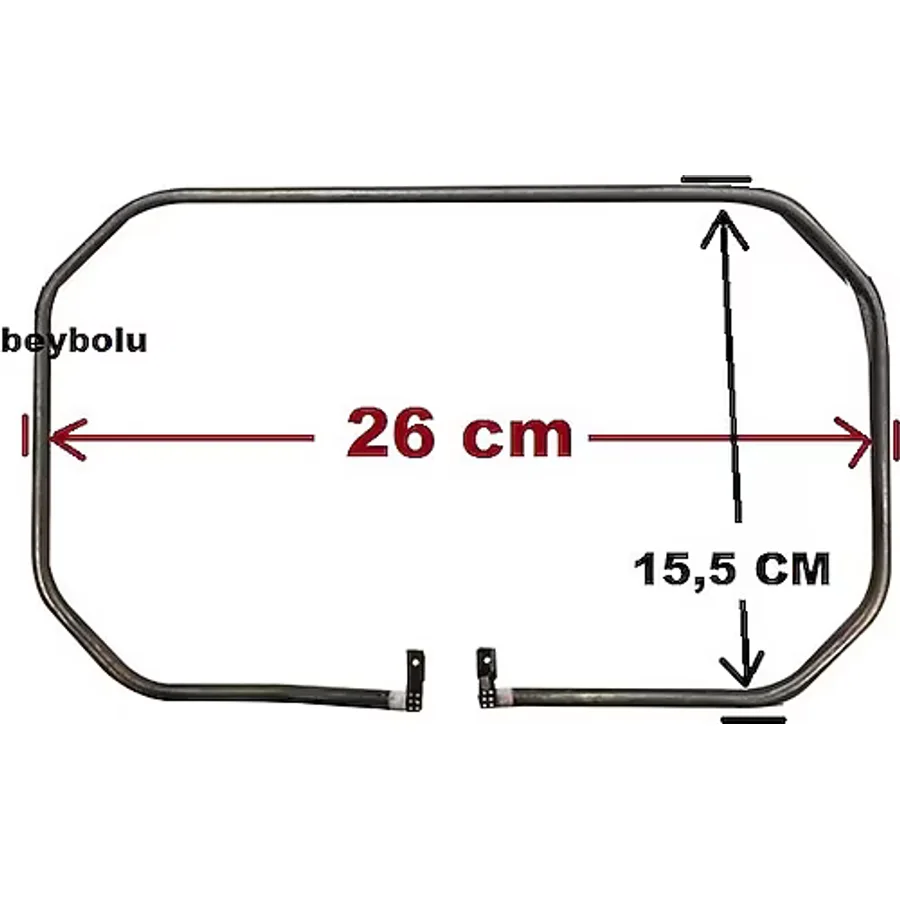 FullYedek Sinbo Rezistans , Sinbo Tost Makinesi Rezistansı , 26 cm x 15,5