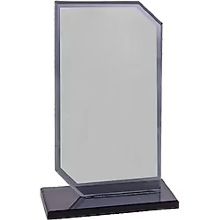 Füme Kristal Cam Plaket
