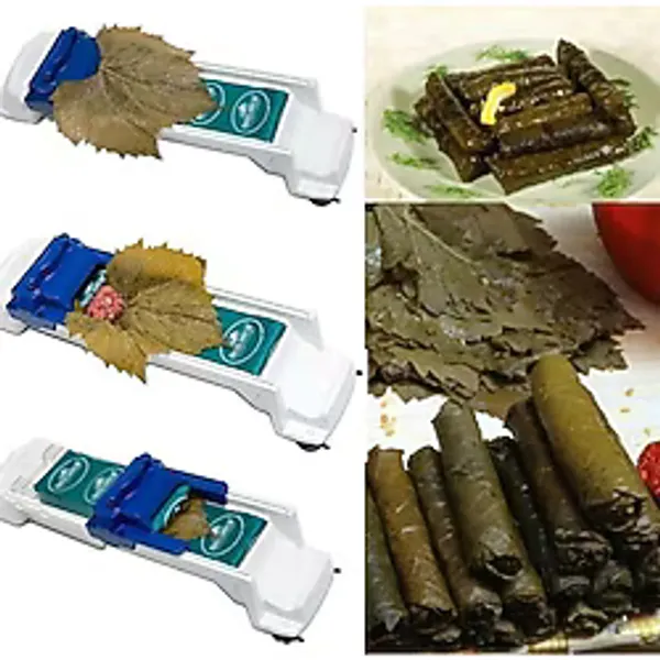 FUNDEZ Pratik Yaprak Sarma Makinası - 3 Kademeli Kalınlık Ayarlı Yaprak Sarma Makinası - Börek Sarma