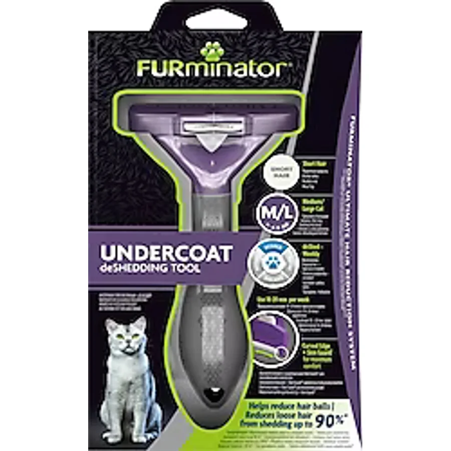 Furminator Short Hair Kısa Tüylü M-L Kedi Tarağı