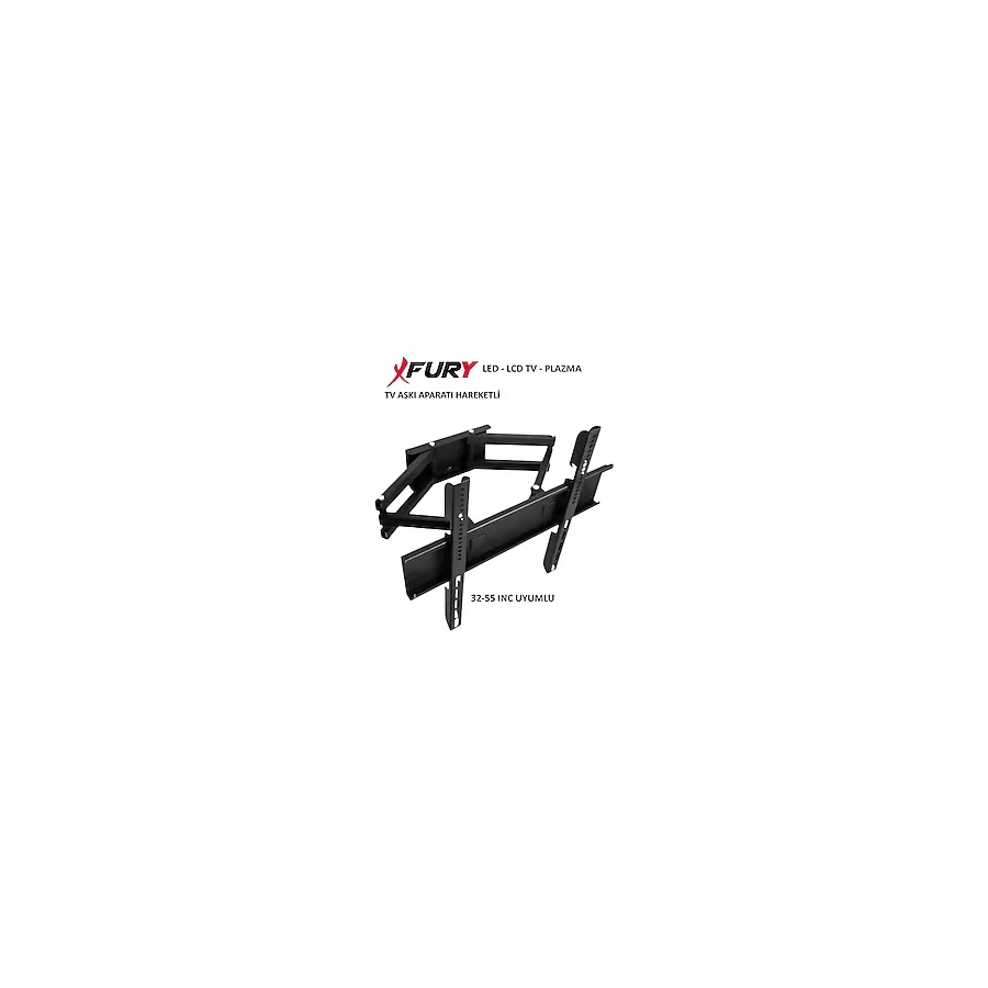 Fury Hareketli Lcd Led Televizyon Duvar Asma Aparatı 32-55"Inch Tv Askı Aparatı