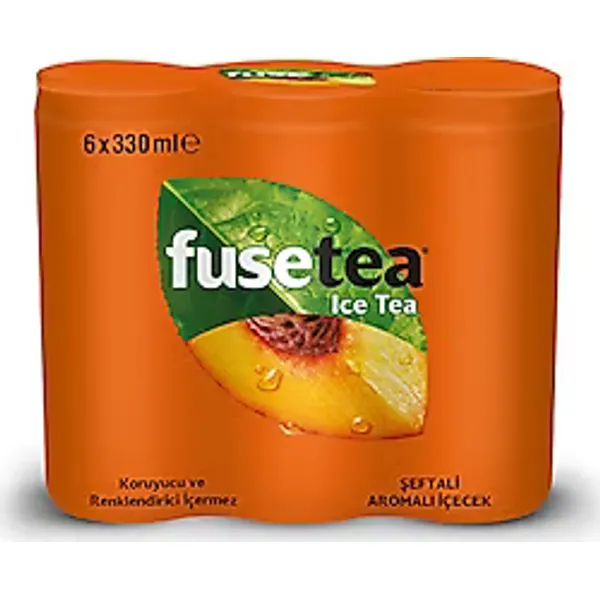 Fuse Tea Şeftali Soğuk Çay 6x330 ml
