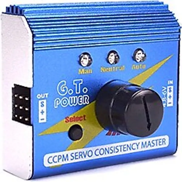 G.T. Power Servo Tetser Multi 3CH Dijital Servo Test Cihazı ECS Tutarlılık Hız Kontrolörü Kontrolörü RC Alüminyum Kabuk Servo Test Cihazı RC Helikopter Araba Tekne için