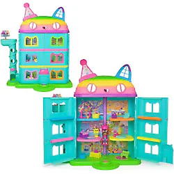 Gabbys Dollhouse Gabby's Dollhouse Festival Evi Eğlenceli Müzikli Oyun Seti 63 cm